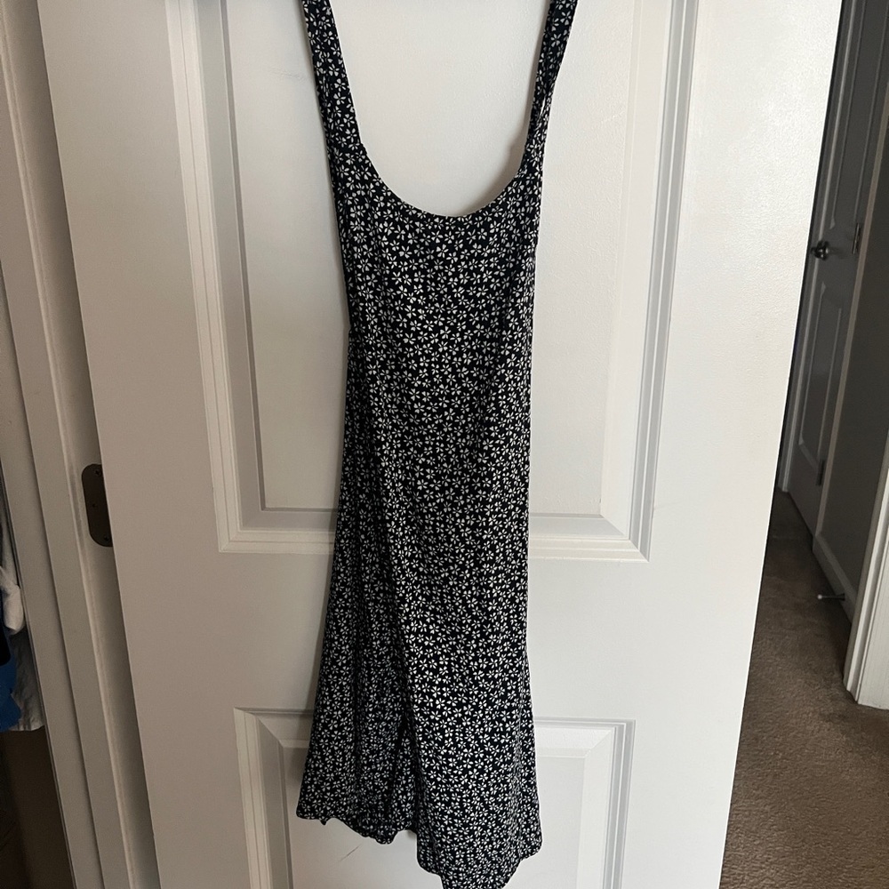Brandy Melville Black and White Floral Mini Dress - Picture 2 of 4